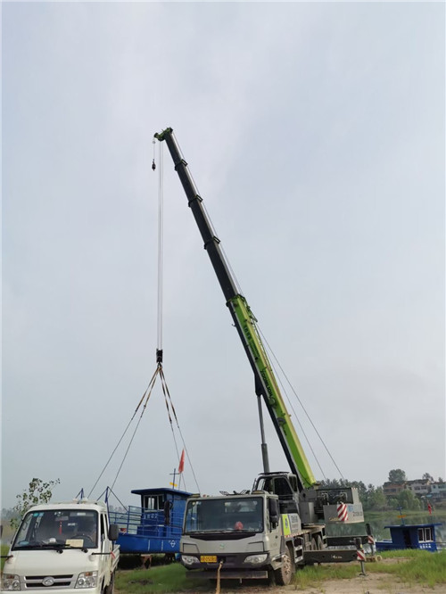 丛台区桥梁建设吊装案例